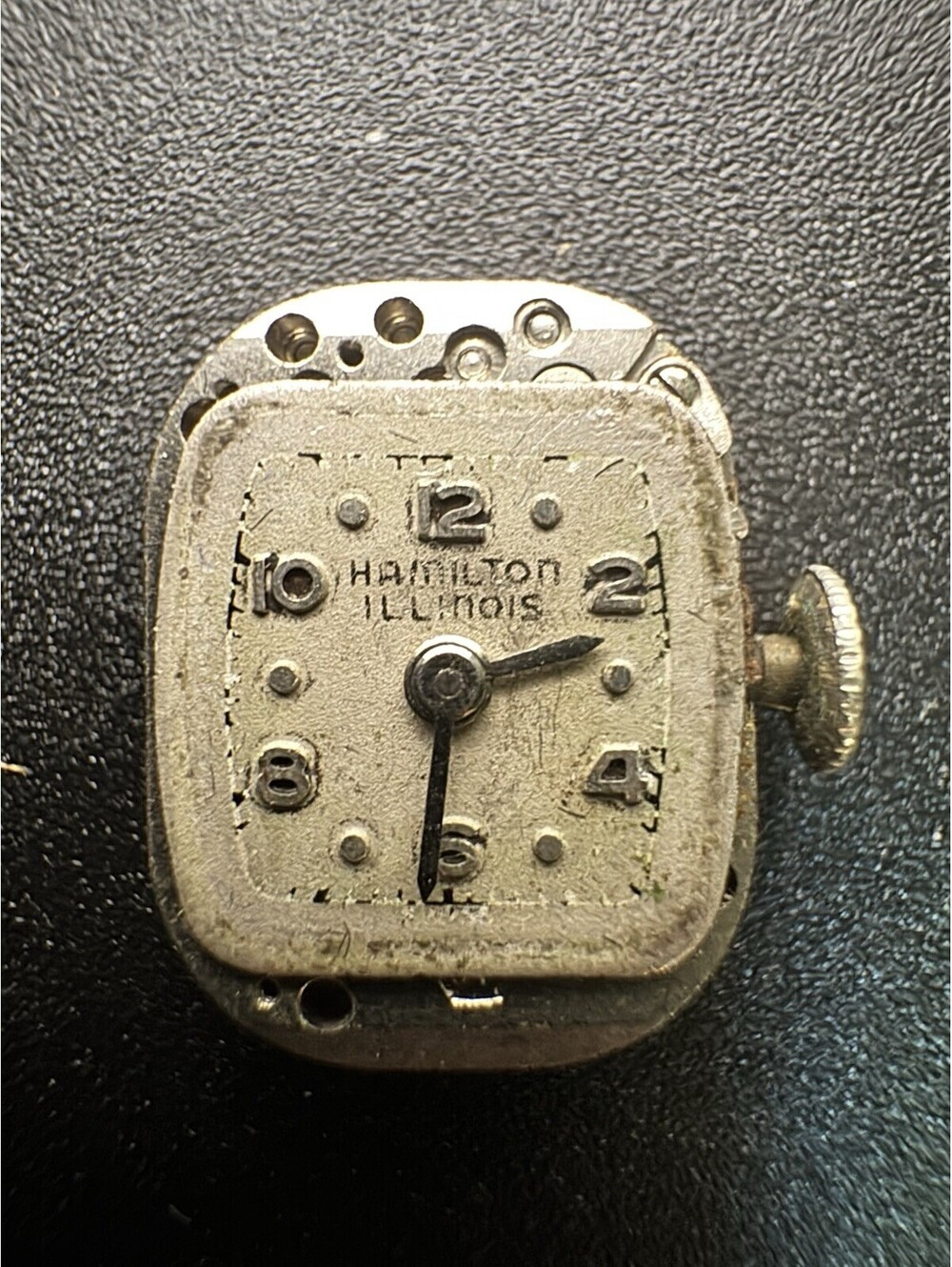 Hamilton Illinois Vintage Watch Movement 17 Jewels Normandie Swiss Untested